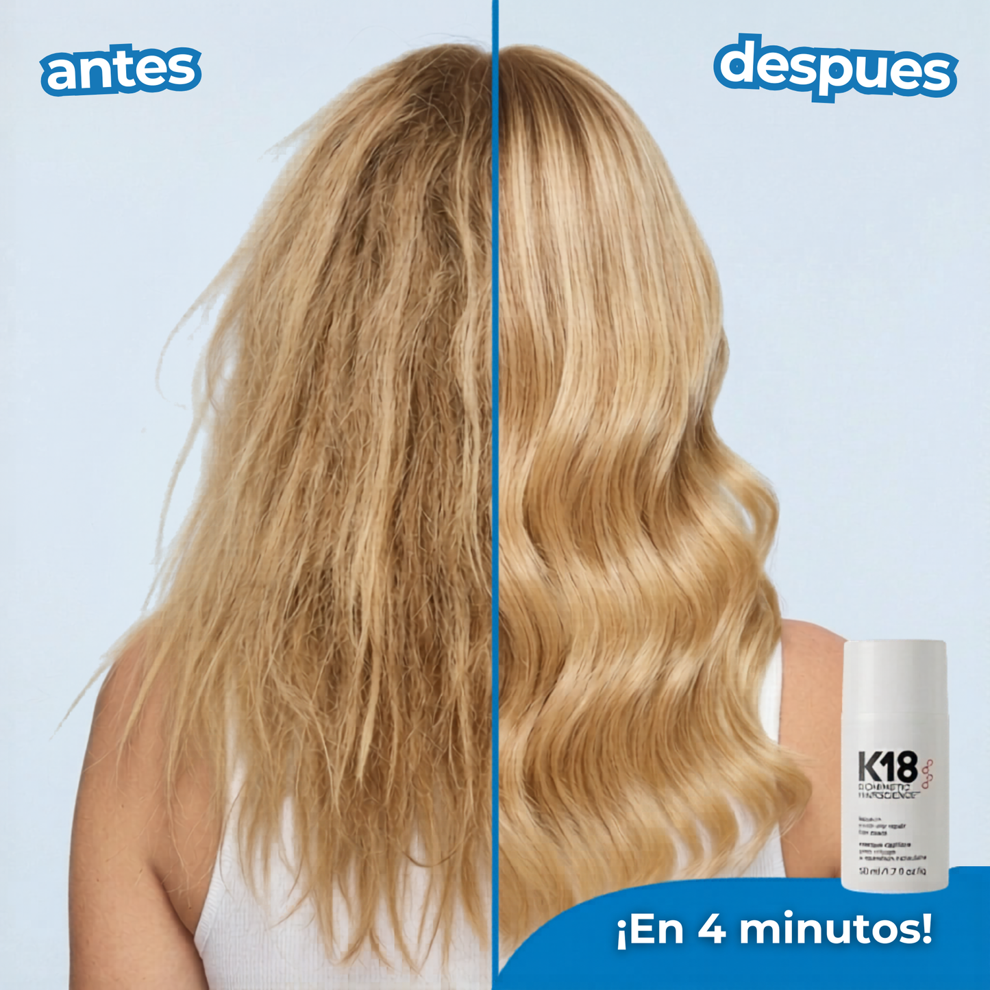 K18 Mascarilla Reparadora Molecular - Repara Tu Pelo En 4 Minutos